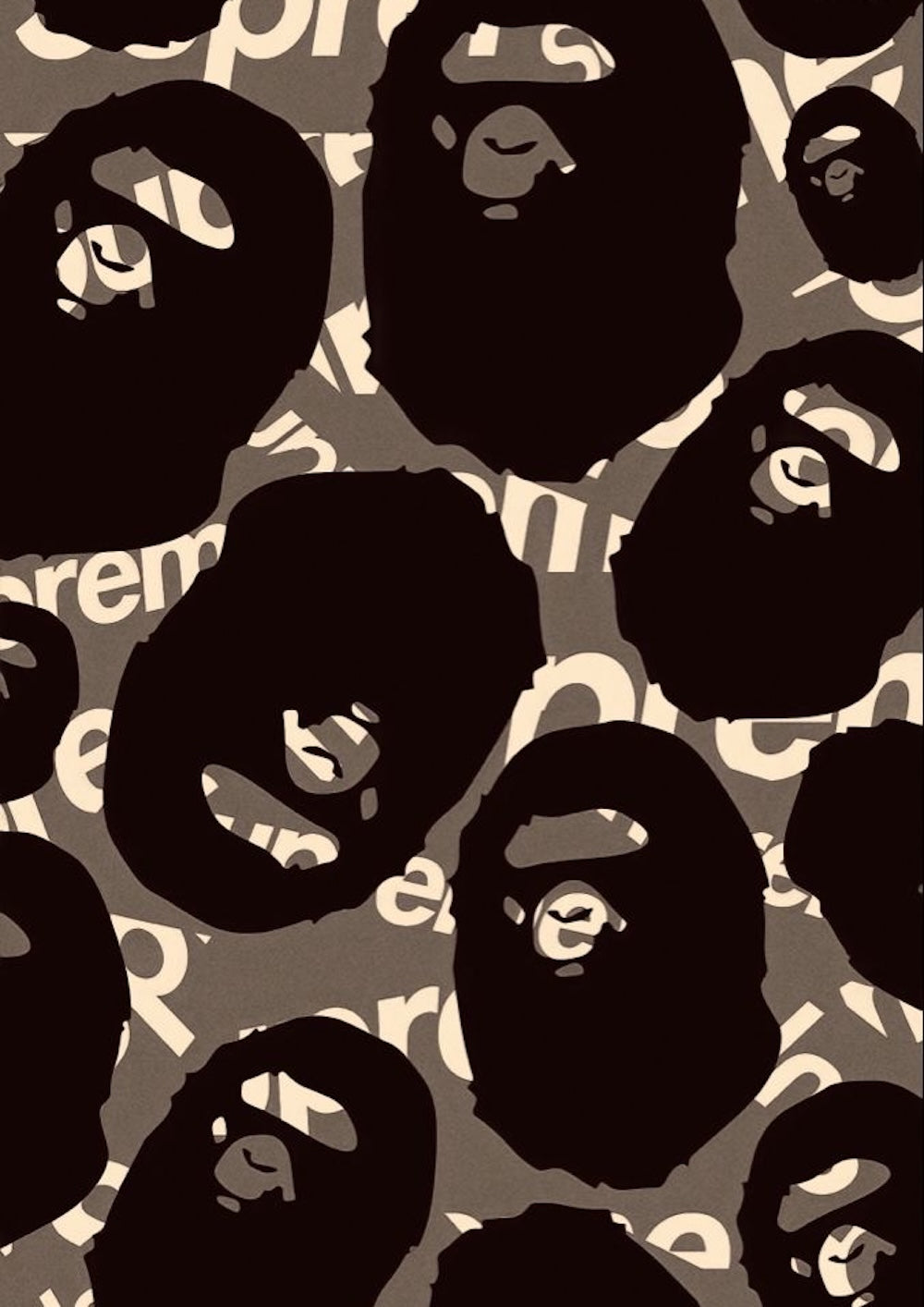 Ape Camo Pattern Poster