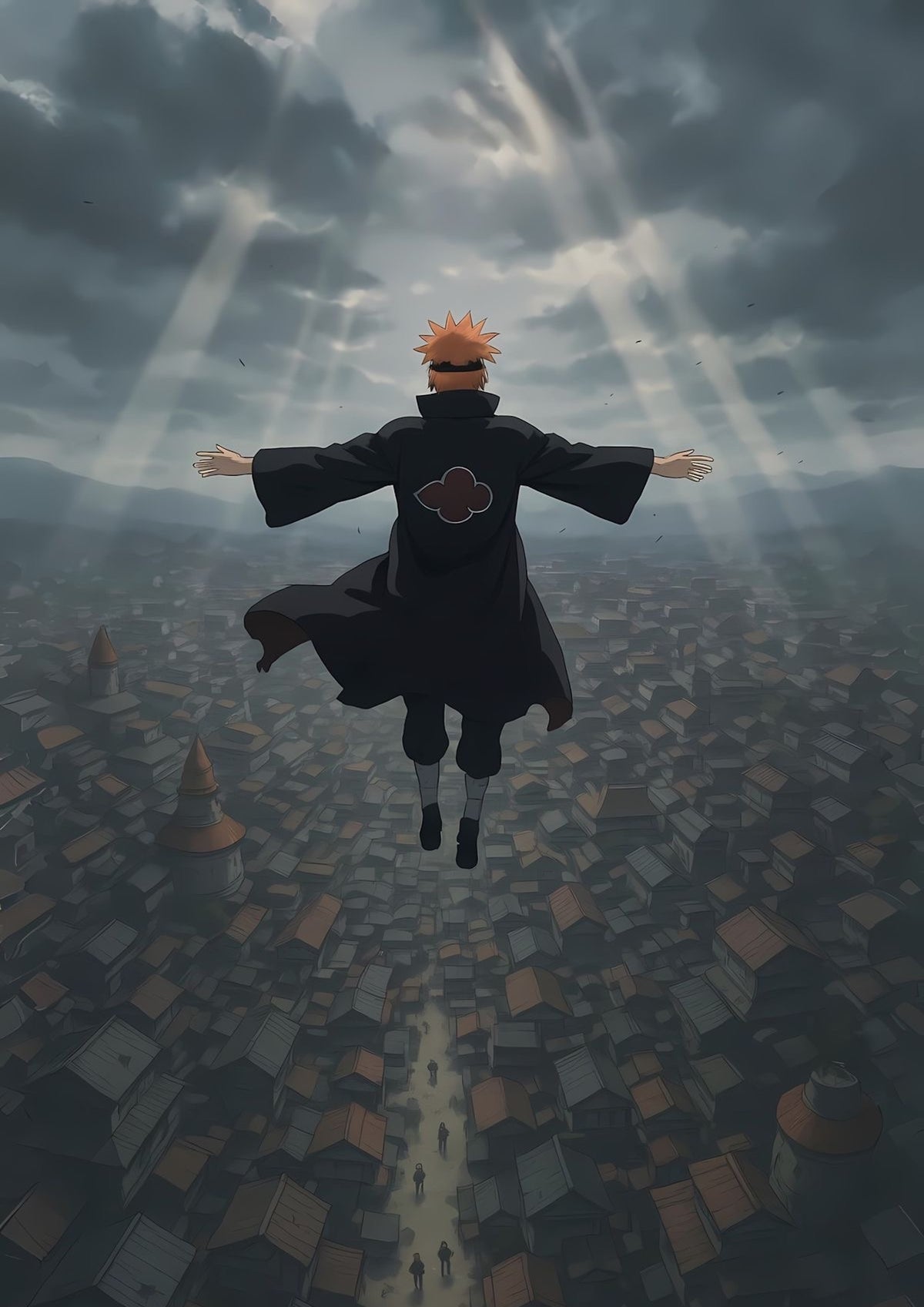 Pain Over The Village Poster
