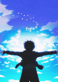 Anime Freedom Sky Poster