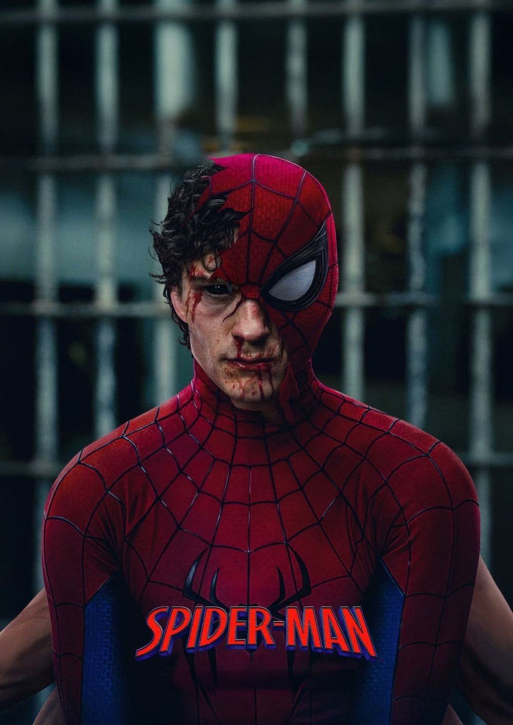 Spider-Man Battle Damaged Poster