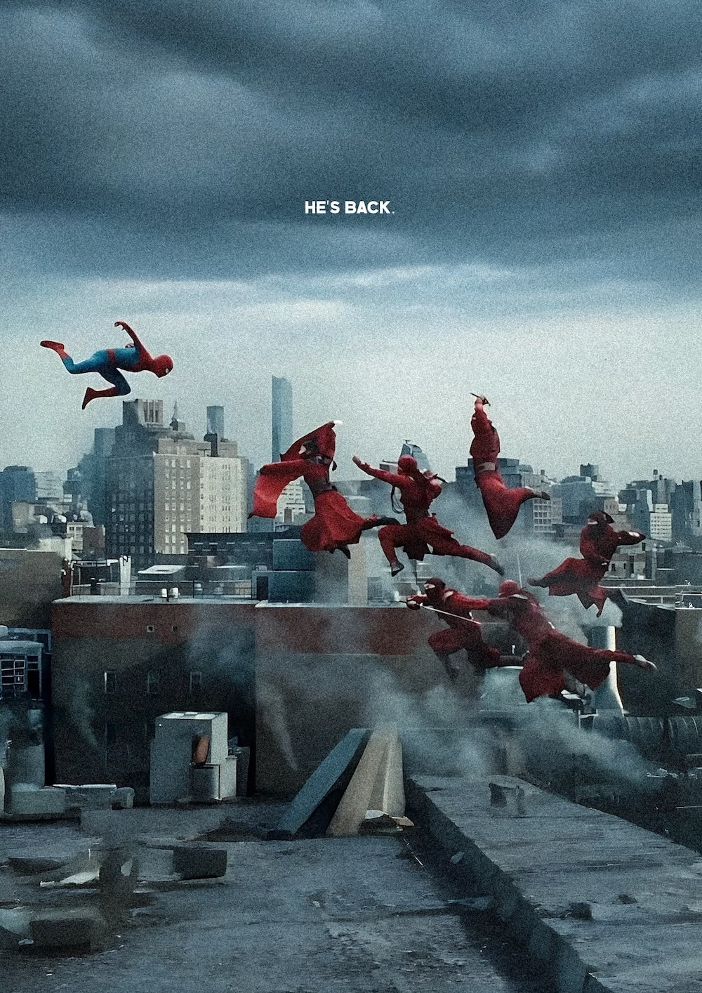 Spider-Man vs Ninjas Poster