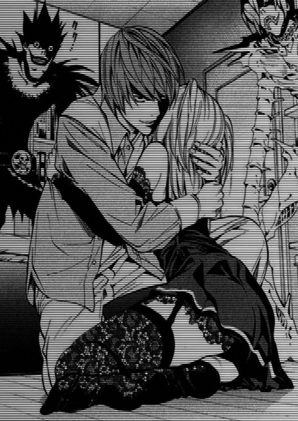 Death Note Manga Scene Poster